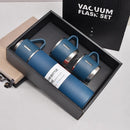 Kit Térmico Premium 500ml com 3 Copos Inoxidáveis Isolados