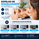 TimeLux™ – Relógio Projetor de Hora LED Espelhado | Alarme · USB · Hora no Teto · Cabeceira