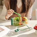 Saladeira Portátil Premium 1,2L com Vedação Total e Compartimentos Inteligentes
