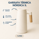 Garrafa Térmica Nórdica 1L – Elegância e Temperatura Perfeita o Dia Todo