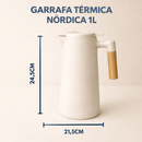 Garrafa Térmica Nórdica 1L – Elegância e Temperatura Perfeita o Dia Todo