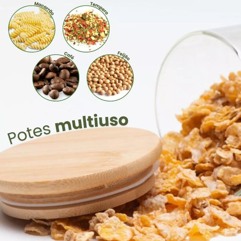 BambooStore kit completo organizado armário cozinha