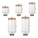 BambooStore™ – Kit 11 Potes Herméticos de Vidro com Tampa de Bambu | Menos de R$ 28 Cada