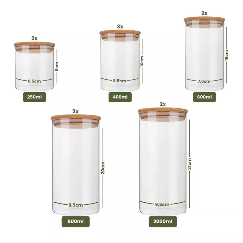 BambooStore tampa bambu vedação hermética mantimento fresco